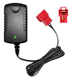 lot 4101 image: 6V Charger with Square-Type Plug for 6Volt Battery, 7V800ma for 6V Child Ride On Car Rollplay Kid Trax Disney Frozen White Toddler Wildfire Quad