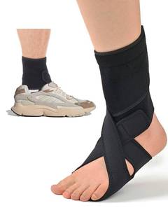 lot 4119 image: Furlove AFO Foot Drop Brace for Walking, Drop Foot Brace Soft Night Splint for for Sleeping, Adjustable Foot Support (Left)