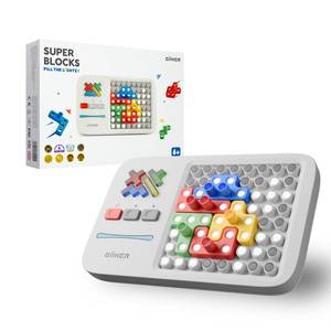 lot 4130 image: GiiKER Super Blocks STEM Toys �� Pattern Matching Puzzle Game with 1000 Challenges, Brain Teaser Toy for Kids & Teens, Travel Game & Birthday Gift for Boys and Girls