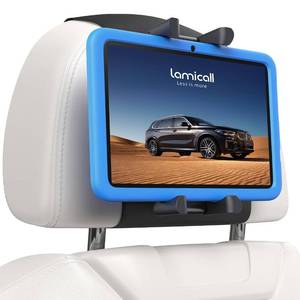 lot 4152 image: Lamicall Tablet Holder for Car Headrest - Thick Case Friendly 360° Rotation Car Tablet Mount for Backseat, Road Trip Essentials for Kids, for iPad Pro, Air, Mini, Galaxy, Fire HD, 6.1-13 Tablets