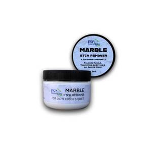 lot 4170 image: ESP Stone Care Marble Etch Remover Polishing Powder �� Restores Light Etches on Marble, Travertine, Limestone & Calcite Stones �� Easy DIY Use �� No Special Tools, 1 oz. for Small Areas
