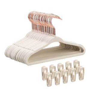 lot 5742 image: Tonswachic Baby Velvet Hangers 30 Pack - 11 Inch Premium Felt Non Slip Kids Hanger for Infant & Toddler Clothes - 0.2 Slim Space-Saving Baby Felt Hangers for Childrens Closet with 10 Clips - Beige
