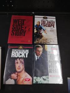 lot 6003 image: United Artist Cinema Greats Collection, Set 2 (The Great Escape  Rocky  West Side Story  The Thomas Crown Affair)