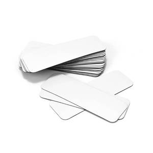 lot 6051 image: Rammos Dry Erase Magnetic Labels 0.5 x 4 inch 30 Pieces Magnetic Labels, Waterproof White Magnet Labels for Whiteboards, School, Office and Home