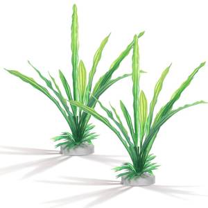 lot 6126 image: Qulkws 2 Pack Green Silk Plastic Fish Tank Decor 10.8 Artificial Aquarium Plants Betta Leaf Hammock Artificial Silk Plants Goldfish Fish Plant Aquarium Decorations for Small Tank