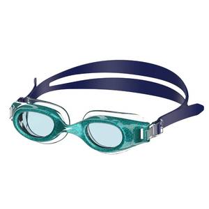 lot 6147 image: Speedo Unisex-child Swim Goggles Hydrospex Ages 6-14, Enamel Blue GlitterCeleste