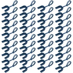 lot 6162 image: Seematn 40 Pcs Strapped Mouth Guard Bulk Football Mouthguard with Strap Youth Boxing Sports Mouthpieces Adult Mouthguard for Basketball Lacrosse Hockey Wrestling(Blue)