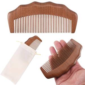 lot 6171 image: Wooden Labor Comb for Women, Labor and Delivery Essentials for Pregnant Women, Natural Birthing Comb Baby Shower Gifts with Cloth Bag