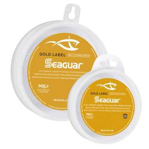 lot 6173 image: Seaguar Gold Label 100% Fluorocarbon Fishing Line DSF, 10lbs, 25yds Break StrengthLength - 10GL25