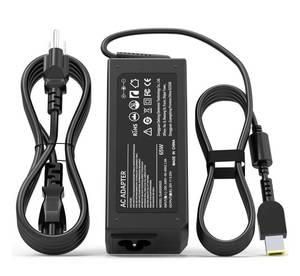 lot 6191 image: VUOHOEG 65W Laptop Charger Compatible with Lenovo ThinkPad L440 L450 L460 L540 T440 T450 T460 E440 E450 E550 E560 X240 X250 X260 Yellow Square Tip AC Adapter