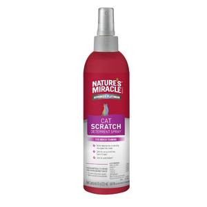 lot 6207 image: Natures Miracle Advanced Platinum Cat Scratch Deterrent Spray, 8 Ounces, Discourages Destructive Scratching