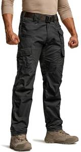 lot 6217 image: CQR Mens Tactical Pants, Water Resistant Ripstop Cargo Pants, Lightweight EDC Work Hiking Pants, Outdoor Apparel, Ripstop Mag Pocket Police Navy, 32W x 32L