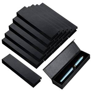 lot 6240 image: 18 Pcs Pen Gift Boxes Empty Black Ballpoint Pens Gift Box with Cushion Pen Jewelry Display Box Empty Present Collection Cases for Birthday Souvenir Business Gifting Office Supplies