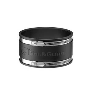 lot 11652 image: Hon&Guan 6 Dust Collection Fittings Rubber Noise Reduction Clamp for 6 Inch PVC PipeHVAC Inline Duct Fans and Carbon FiltersDuct Reducer