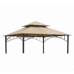 lot 11665 image: Garden Winds Reinforced RipLock 350 Replacement Canopy Top Cover Compatible with Madaga 10�� x 10�� Gazebo Models L-GZ136PST, L-GZ136PST-7, L-GZ136PST-2 - Beige