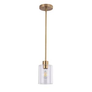 lot 11668 image: KLSS Brass Pendant Lights,Modern Farmhouse Pendant Light,Kitchen Pendant Mini Hanging Light for Sink Island,Adjustable Height,Home D�cor Lighting