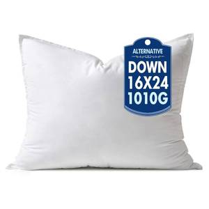 lot 11676 image: MIULEE 16x24 Synthetic Down Alternative Pillow Insert Decorative Throw Pillow 16 x 24 Inch Body Bed Sleeping Ultra Soft Fluffy Form for Sofa Couch Bed