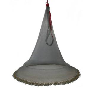 lot 11682 image: POUI COME DREAM Fishing Cast Net for Fish 6ft Radius Aggravated Chain Sinker Hand Casting Nets with Big Pocket, 38 inch Mesh