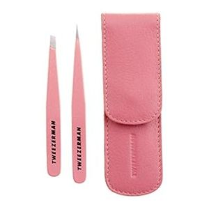 lot 12157 image: Tweezerman Exclusive Rose Tea Petite Tweezer Set (B08SKKKV1R)