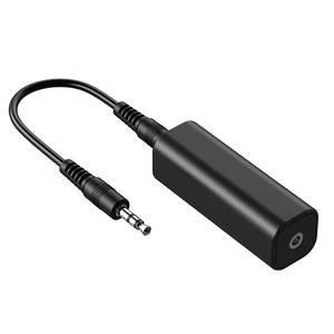 lot 12171 image: Ground Loop Noise Isolator for Car AudioHome Stereo System with 3.5mm Audio Cable (Grey)