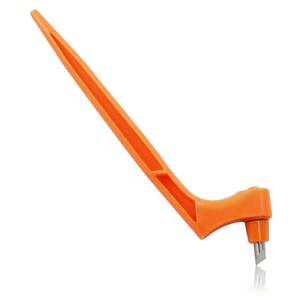 lot 12191 image: Moicstiy Craft Cutting Tools Pen, Craft Cutting Knives with 3 different 360 Degree Rotating Blades Stainless Steel Cutter Pen for Stencils Scrapbooks DIY Crafts (Orange)