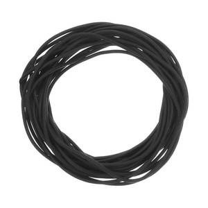 lot 12198 image: uxcell Silicone Foam Seal Strip, 1.5mm(0.06) Dia 4 Meters(13.12 Ft) Long Sponge Rubber Weather Seal Strip Round Rubber Cord Solid for Machinery and Industries, Black
