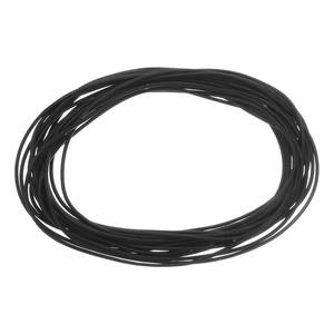lot 12200 image: uxcell Silicone Foam Seal Strip, 1mm(0.04) Dia 4 Meters(13.12 Ft) Long Sponge Rubber Weather Seal Strip Round Rubber Cord Solid for Machinery and Industries, Black