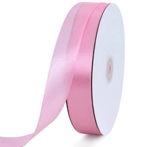 lot 12209 image: TONIFUL 1 Inch x 100yds Baby Pink Satin Ribbon, Thin Solid Color Valentine Ribbon for Gift Wrapping, Crafts, Hair Bows Making, Wedding Party Decoration, Invitation Cards, Floral Bouquets, Christmas