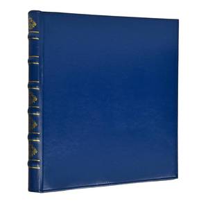 lot 12278 image: LETVPVOW Vintage Hardback 3 Ring Binder 1 Inch, Professional Leather Binder 3 Ring, Three Ring Binders Fits 8.5 x 11, D Ring Binders for Photo Album, Home, School and Office Supplies- Blue