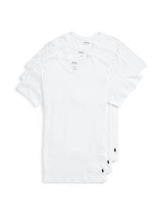 lot 12283 image: Polo Ralph Lauren Underwear Mens 3 Pack Slim Fit Crew Tee, White, S