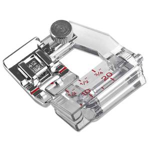 lot 12316 image: DREAMSTITCH 4129850-45 Adjustable Bias Binder Presser Foot for Husqvarna Viking Sewing Machine Group D,1,2,3,4,5,6,7-4129850-45