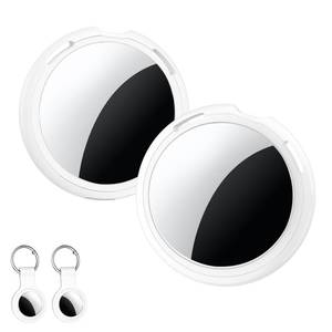 lot 12336 image: 2 Pack Tracker Tags Apple MFi Certified Pair with Apple Find My (iOS Only) Bluetooth Air Smart Tags Key Finder Item Locator Waterproof Finder Worldwide Tracking for Pets Wallet Backpack Dogs Luggage
