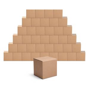 lot 13047 image: EdenseeLake 40 Pack 5x5x5 inches Shipping Boxes Small Cardboard Boxes for Packing, Moving, Mailing, Brown