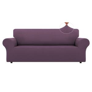 lot 13049 image: LURKA Stretch Sofa Slipcovers 1 Piece Couch Covers for 3 Cushion Couch Sofa Furniture Protector Full Sofa Covers with Elastic Bottom for Kids and Dog (Large, Purple)