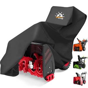 lot 13050 image: Zettum Snow Blower Cover - 600D Snowblower Covers Waterproof Heavy Duty, Outdoor Snow Thrower Cover Universal Fit for EGO, Honda, Ryobi, Cub Cadet, Ariens, Troy Bilt, Snow Joe, Toro and PowerSmart