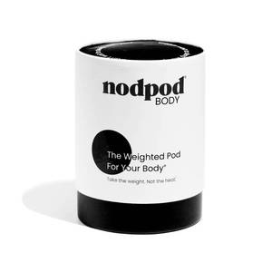 lot 14039 image: nodpod Weighted Pod For Your Body Microplush Compact Weighted Blanket - Black Onyx