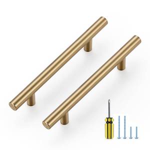 lot 14102 image: Ravinte 20 Pack Kitchen Cabinet Handles Champagne Bronze 4 Inch Hole Center Stainless Steel Pulls for Dresser Drawer Cupboard Handles with Screwdriver, 6-38 Inch Length