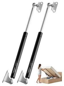 lot 14154 image: HUOPO 20 inch Gas Struts for Heavy Lid, 35lb156N Lift Support Strut for RV Bed, Boat Hatch, Cabinet Door, Tool Box, Outdoor Window, Heavy Duty Shocks Spring with Mounting Brackets, 2 Pcs