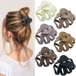 lot 14162 image: 2.8 Inch Medium Octopus Hair Clips for Women, Matte Claw Clips for Thin Hair, Strong Hold Non-slip Spider Octopus Clip for Fine Hair Jaw Clips