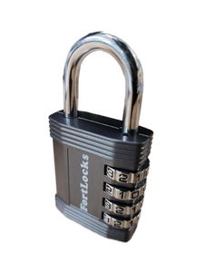 lot 14182 image: FortLocks 4-Digit Combination Padlock Set