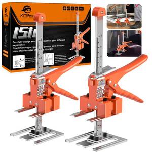 lot 19424 image: Labor Saving Arm Jack Handle 2 Pack, Construction Jack, Wall Tile Locator, Multi Function Height Adjustment Lifting Device, Door Panel Lifting Cabinet, Raised 10 in, Pair Dynamic Load 400 LB