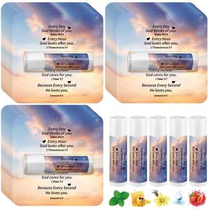 lot 19426 image: Sacubee 25 Pack Christian Gifts Bulk for Women Men Religious Lip Balms Bulk Church Party Favors Christmas Party Gifts Stocking Stuffers Bible Verse Study Supplies for Employee Staff Coworkers