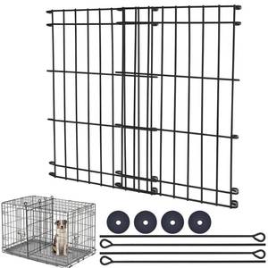 lot 19438 image: Dog Crate Divider Panel,Include 2 Metal Panels,4 Connecting Rods and 4 Spacers,Adjustable Metal Pet Kennel Divider,16.9H,Adjustable Width 11.8-20.86,Fit for Most Dog Crate (Crate NOT Included)