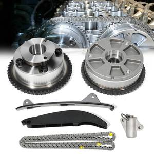 lot 19439 image: VORGENS 24350-2E700 Timing Chain Kit, wVVT Camshaft Sprockets Intake & Exhaust, Fits for 2017-2021 Hyundai Elantra Kona Veloster, 2017-2022 Kia Forte 2.0L - Replace 243212E010 24410-2E000 244102E000