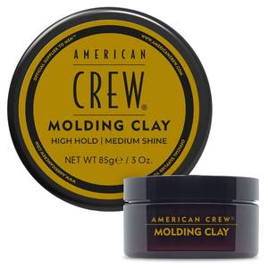 lot 20104 image: American Crew Mens Hair Molding Clay, Like Styling Gel with Strong Hold & Medium Shine, 3 oz