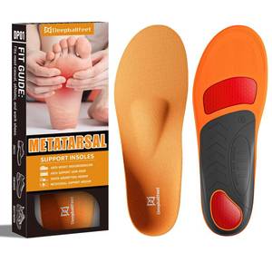 lot 20136 image: Deepballfeet Arch Support Insoles with Metatarsal Pads, Orthotic Inserts for Metatarsalgia, Mortons Neuroma, Plantar Fasciitis, Ball of Foot Pain Relief, Man Women Insole for Standing All Day-E