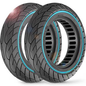 lot 20181 image: BANGTING 2-Pack 10x2.125 Tubeless Scooter Tires - Fits Models 8.5x2.0, 8�x2, 50-75-6.1, 10�2.0, 10�2-6.1, 10�2(54-152)  Verify Rim Size 6.5-6.65 Diameter & 1.26-1.34 Width  Puncture-Resistant