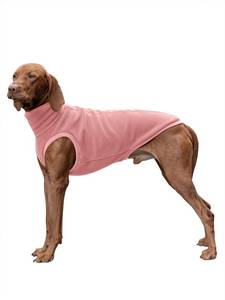 lot 20195 image: Haloumoning Fleece Dog Sweater Turtleneck Pullover Sweatshirt Pet Winter Warm Clothes (Size Medium to Large)