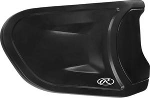 lot 20224 image: Rawlings  R-EXT COOLFLO Batting Helmet Face Guard  Fits all COOLFLO (RCFH) Helmet Models  Right-Hand Batter  Black