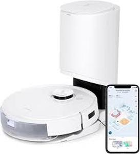 lot 3736 image: DEEBOT Robot Vacuum Cleaner with Self-Emptying Station